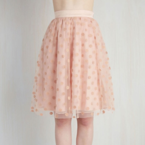 ModCloth Dresses & Skirts - Ryu Modcloth "Your Bubbly Side" skirt pink NWT